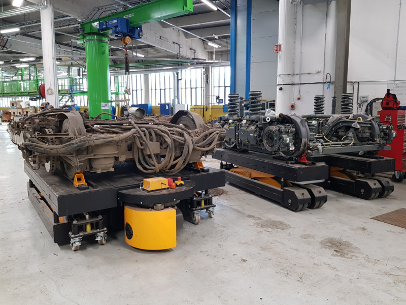 Frei Verfahrbare Bogie Drop Table